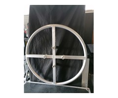 Cercle structure tubulaire aluminium diamètre 115 cm