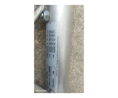 lot de 3 structure alu sd250 avec manchon