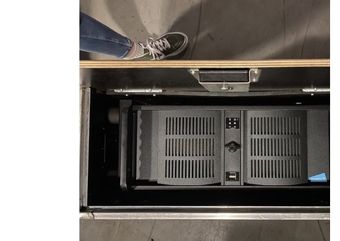 Serveur média Modulo Pi PC Rack 4U Core i7 station de diffusion vidéo