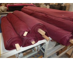 Coton gratté ignifugé 140grm² bordeau occasion