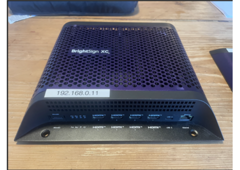 LOT MEDIAPLAYER BRIGHSTSIGN X3 avec commande