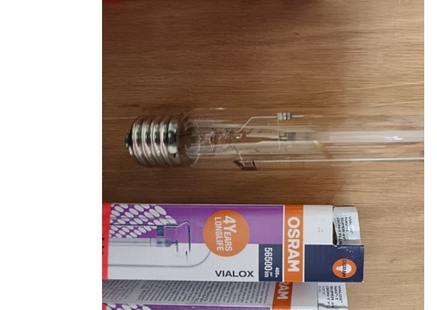 Lampes 400W HPS OSRAM sodium couleur orange 2000 Kelvin Culot E40