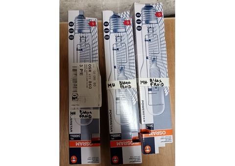 Lampe 400W MH Iodure Métallique Metal Halide couleur Blanche OSRAM 5500 Kelvin Culot E40