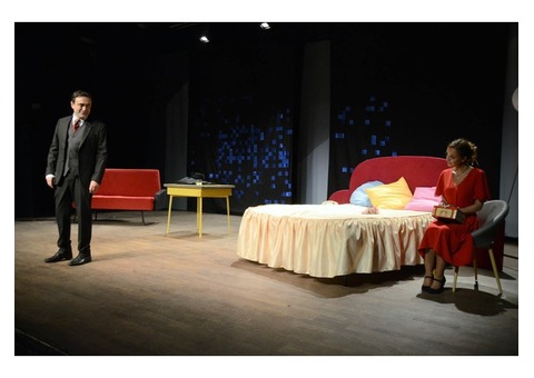 Décor de studio newyorkais Deux sur la balançoire