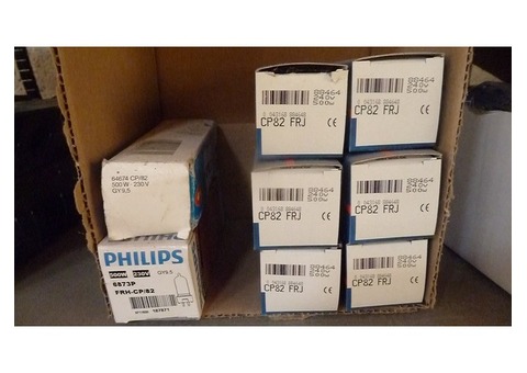 8 lampes PC 500W CP82 GY 9 5