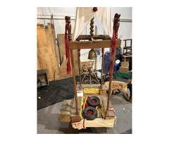 Charrette scénique médiévale fantastique déambulation à rafraîchir