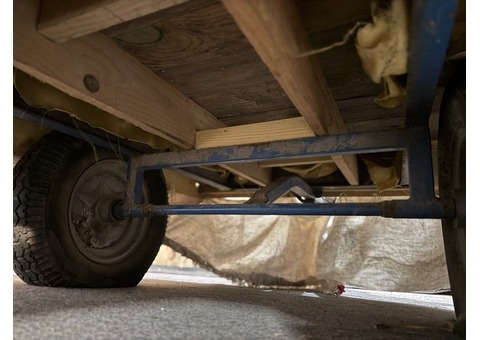 Charrette scénique médiévale fantastique déambulation à rafraîchir