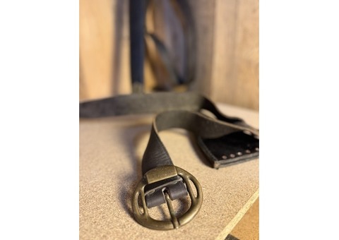 2 ÉPÉES AVEC BANDOULIÈRE EN CUIR