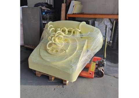 Téléphone décoratif géant vintage