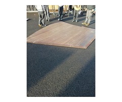 Plancher de scène bois marron