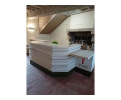 Comptoir accueil en tripli