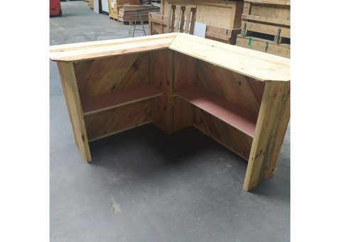 Comptoir dangle en bois