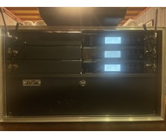 neuf 3 micros serre tête shure avec fly