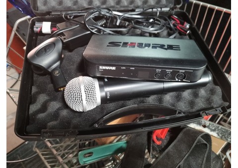 SYSTEME HF SHURE BLX4 MICRO MAIN PG58