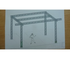 grill technique type 8 x 6 x hauteur 4m