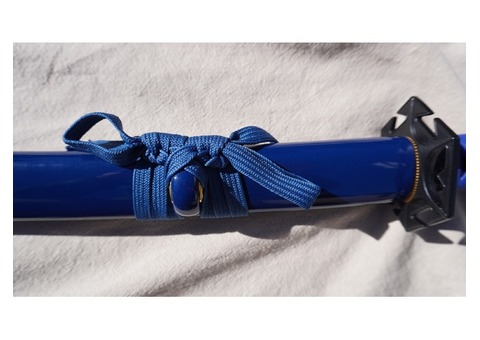 Sabre japonais Katana bleu neuf