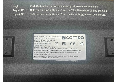 wireless solution TRX T2 generation 6