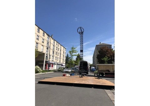 structure autoportée pour spectacle arts de rue cirque