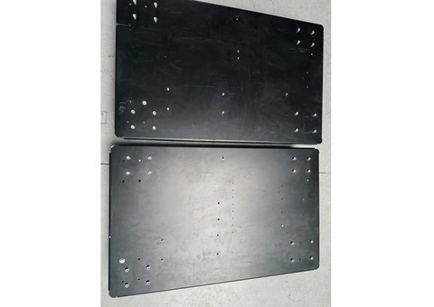 2 plateaux roulants rails DMX Wahlberg