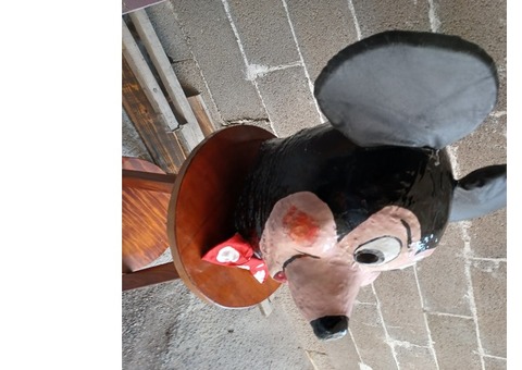 Tenue Mickey avec grosse tête