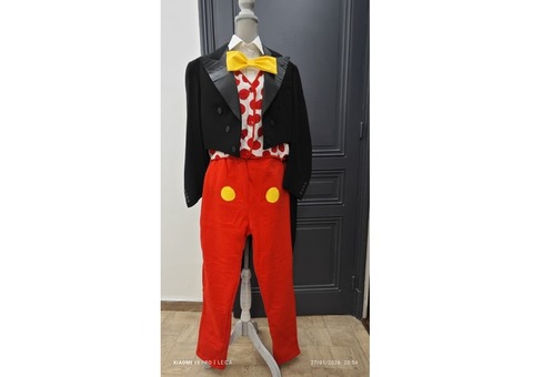 Tenue Mickey avec grosse tête