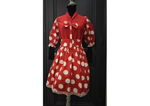 Costume Minnie avec grosse tête