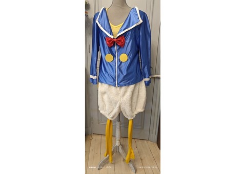 Costume Donald avec grosse tête
