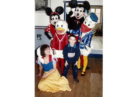 Costume Donald avec grosse tête