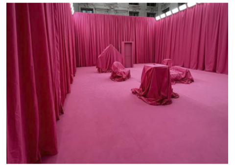 RECHERCHE DRAPERIE de couleur ROSE