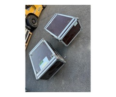 LOT DE DEUX RACKS AMPLI VIDES 6U