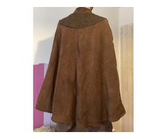 Cape en cuir costume duelliste Renaissance