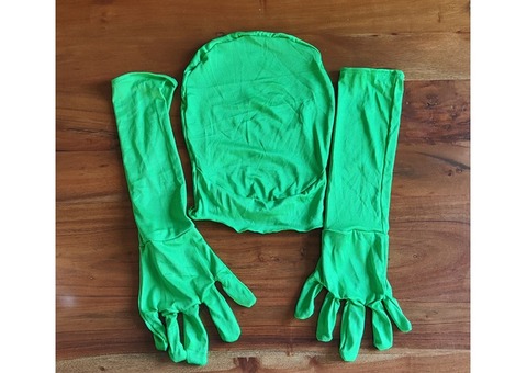 Gants et cagoule chromakey
