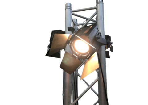 Totem avec 3 spotlights