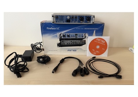 Carte Son RME FireFace UC 36 Channel 192 KHz USB 20 Speed Audio Interface