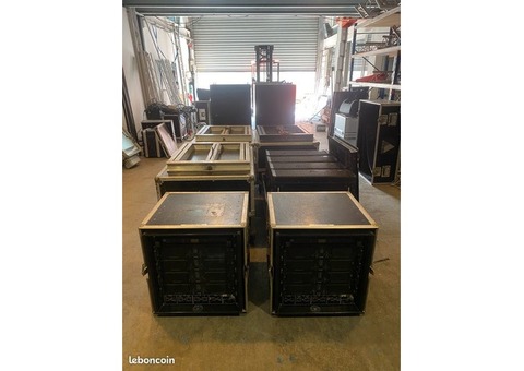 Système son Adamson Spektrix complet 16 têtes subs amplification