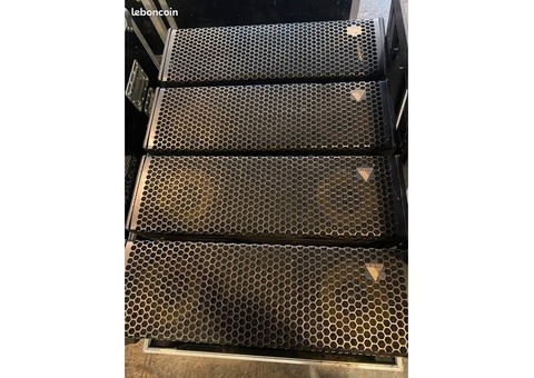Système son Adamson Spektrix complet 16 têtes subs amplification