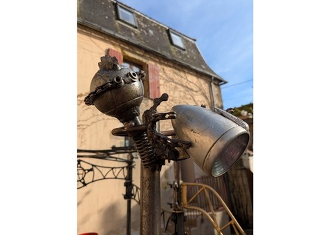 Triporteur Steampunk métal et bois Négociable