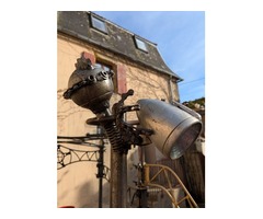 Triporteur Steampunk métal et bois Négociable