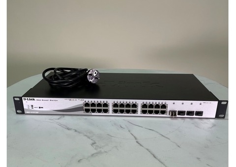 Switch PoE géré DLink DGS121028P