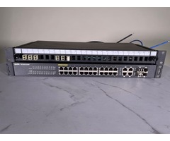 LOT Switch ZyXEL GS192024HP Panneau fibre 24 ports LC