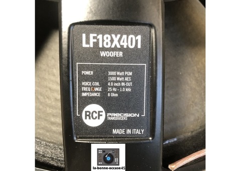 Vend haut parleur LF18X401 RCF