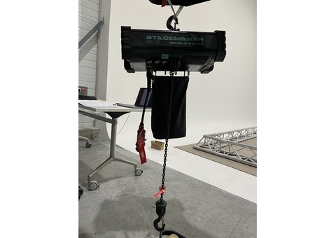 4 palans Verlinde StageMaker SL5 D8 500 kg contrôleur et accessoires