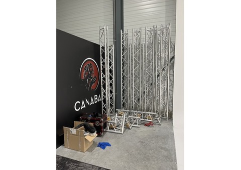Gril motorisé complet Global Truss F33 4 palans Verlinde D8 500 kg