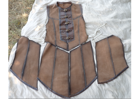 Armure en cuir Renaissance Medieval Fantasy