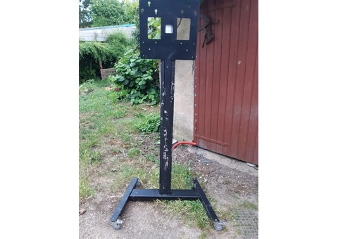 pied tv grand écran à roulettes