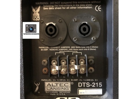 Vend enceintes TYPE DTS 200 Altec Lansing