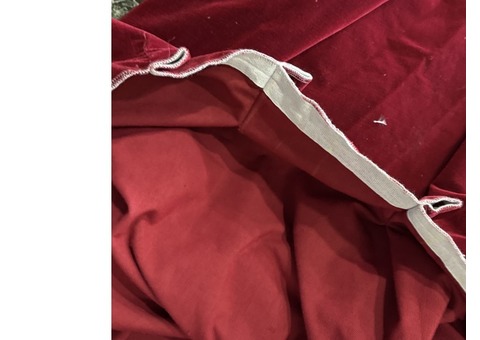 Grand rideau de scène velours rouge 280 x 6 m