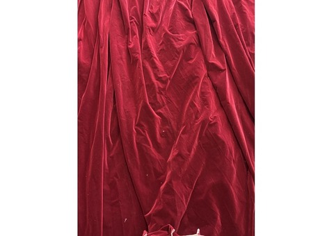 Grand rideau de scène velours rouge 280 x 6 m