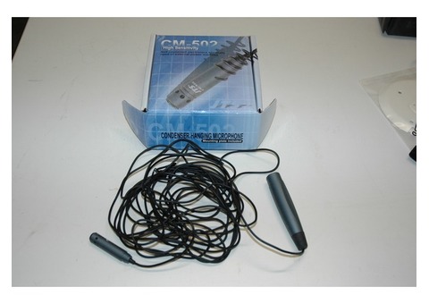 Micro CM 502 électret MONACOR