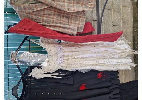 Lot de 80 costumes de scène pro